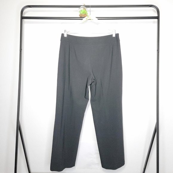 Armani Collezioni Black Wide Leg Pants Size 12 - Picture 4 of 6